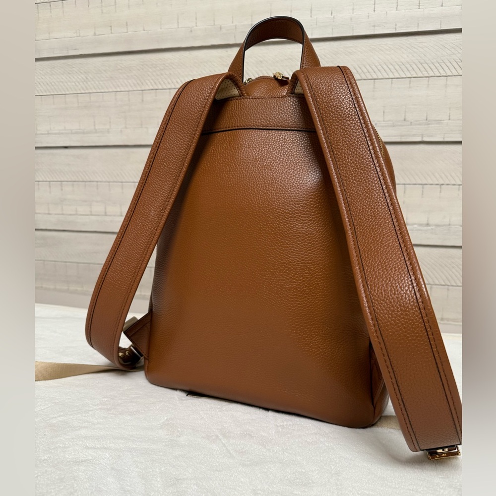 Michael Kors Full Size Leather Backpack - Picture 2 of 4